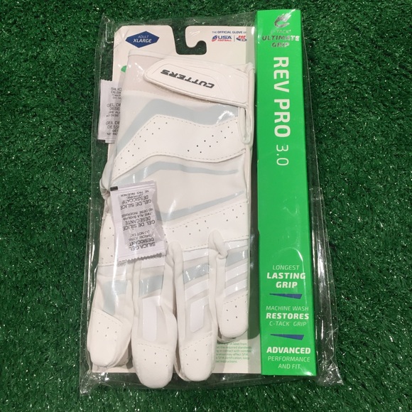 NEW CUTTERS REV PRO 3.0 WR FOOTBALL GLOVES XL - Picture 1 of 5